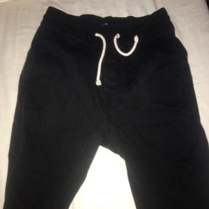 Black joggers